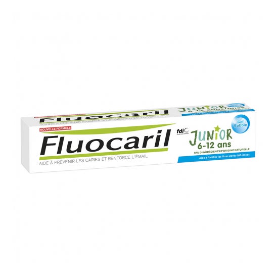 Fluocaril Junior Dentifrice Gel Bubble 6-12 Ans 75ml