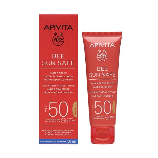 Apivita Bee Sun Safe Gel Face Cream SPF 50 with Color 50ml