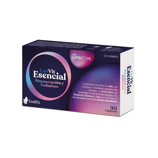 ExelVit Esencial Preconcepción y Embarazo 30caps