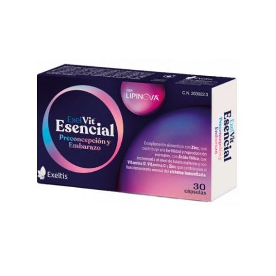ExelVit Esencial Preconcepción y Embarazo 30caps