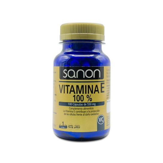 Sanon Vitamina E 100% 100cáps