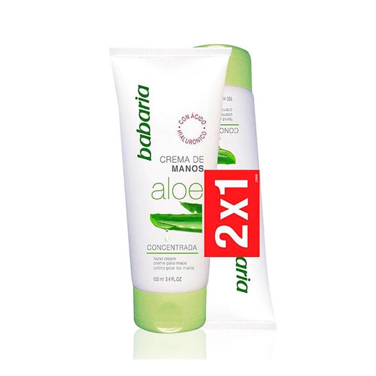 Babaria Handcreme Aloe Vera 100ml + 100ml Duplo