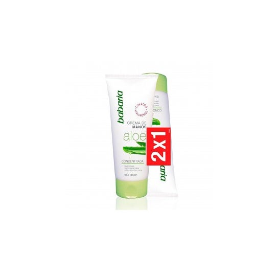 Babaria Crema de Manos Aloe Vera 2 X100 ml