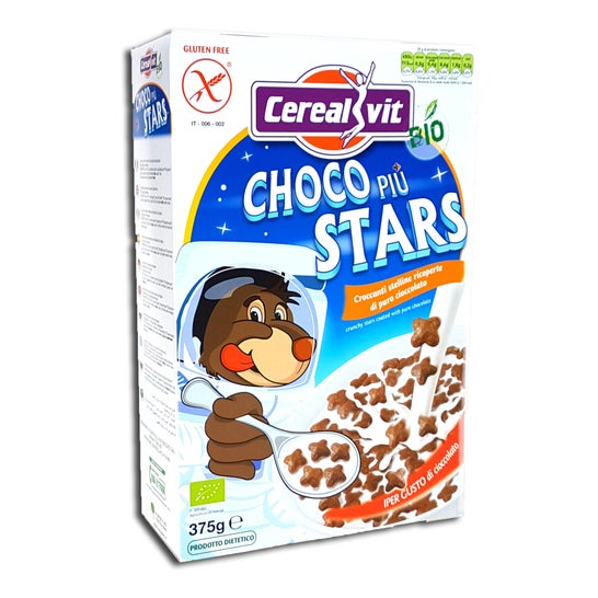 Cerealvit Choco Piu Stars Bio 375g