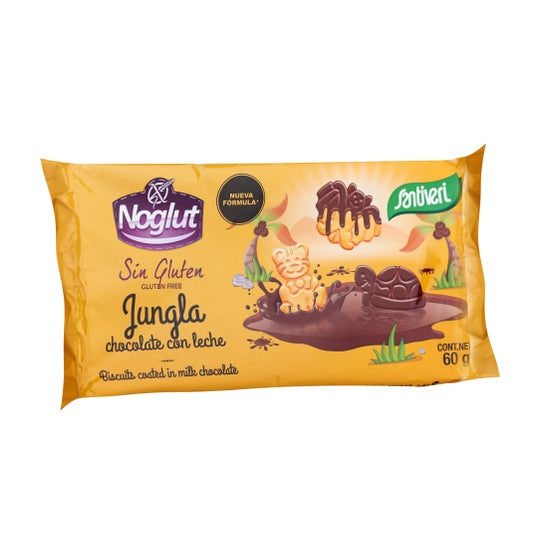 Santiveri Noglut Jungle Cookies Choco Milk 60g S