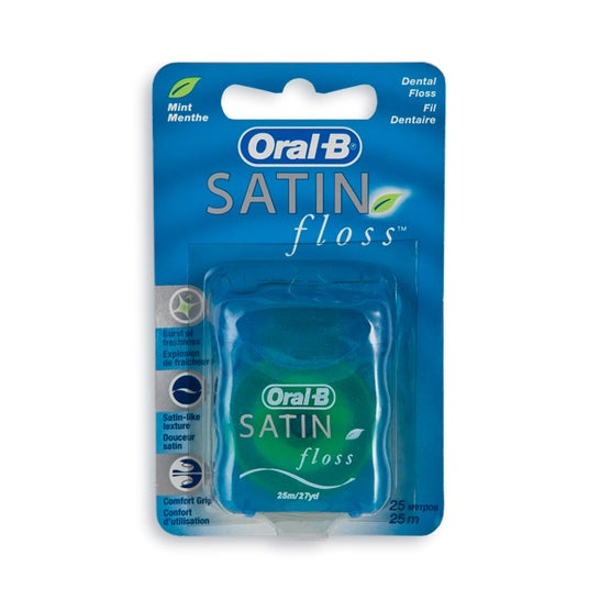 Oral-B Satin Floss Dental Sabor Mentol 25m