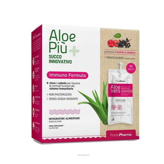 PromoPharma Aloe Piu Inmuno Fórmula 10uds