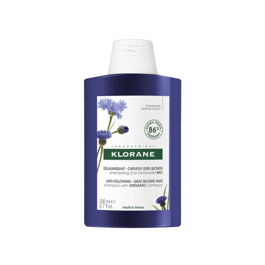 Klorane Organic Centaurea Anti-Yellowness Shampoo 400ml