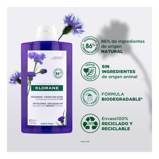 Klorane Champú a la Centaurea BIO 400ml
