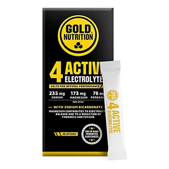 Gold Nutrition 4 Actieve Elektrolyten 10 stuks