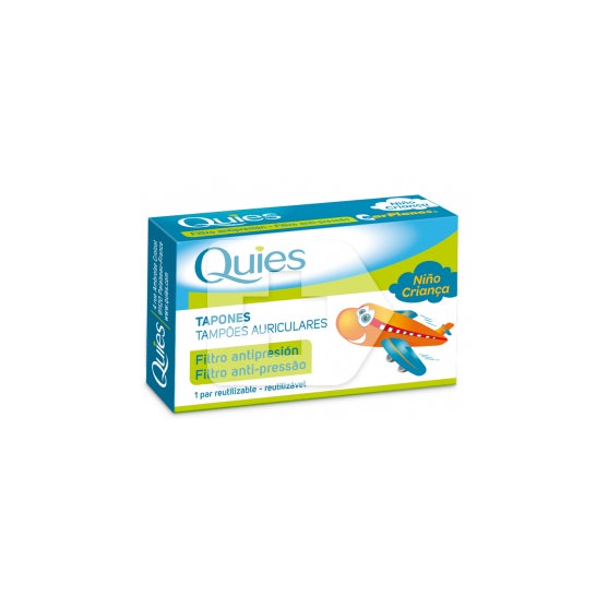 Quies tapones oído silicona anti-presión infantil  2uds