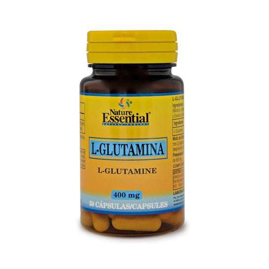 Nature Essential Complemento Alimenticio L-Glutamina 400Mg 50 Caps