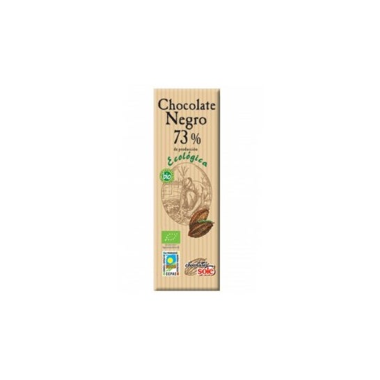 Chocolates Solé Chocolate Negro 73% Bio 25g