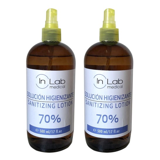 InLab Medical® solución higienizante 500 ml (2 uds.)