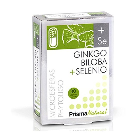 Ginkgo Biloba + Selen 30  Kapseln Prisma