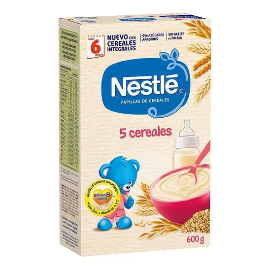 Nestle mash 5 cereals without milk 600g