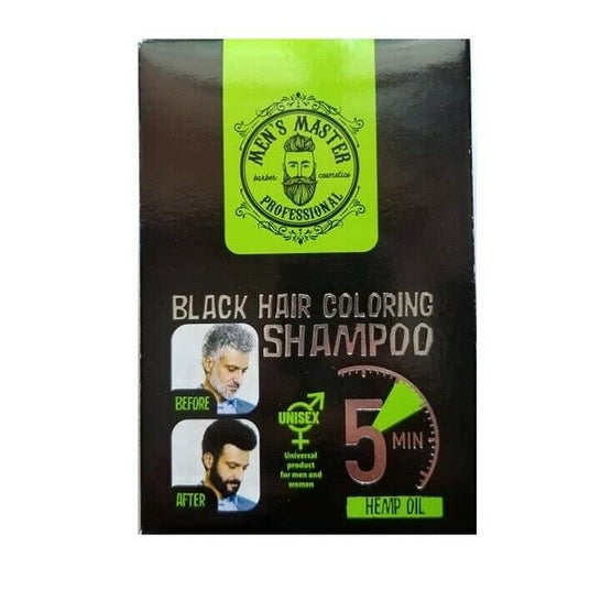 Men's Master Professional Colouring Shampoo Black 25ml PromoFarma