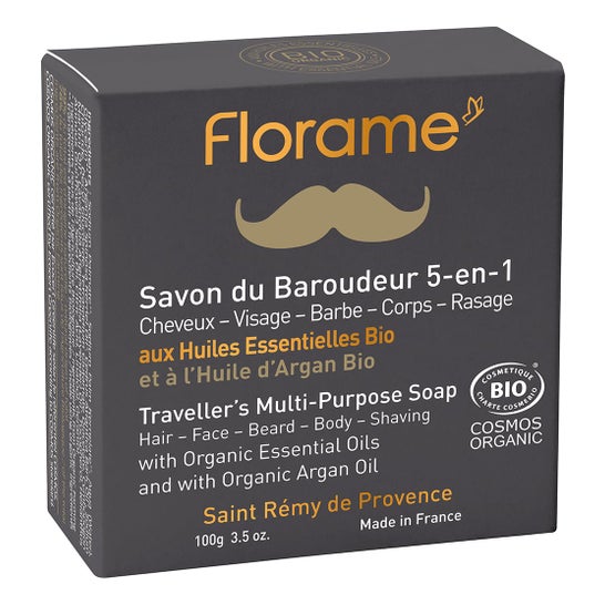 Florame Homme Jabón Baroudeur 5 en 1 100g