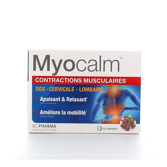 3C Pharma Myocalm Contractions Musculaires 30 Comprimés