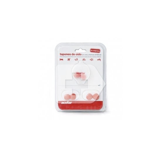 Acofar tapones de cera para el oído 6 unidades