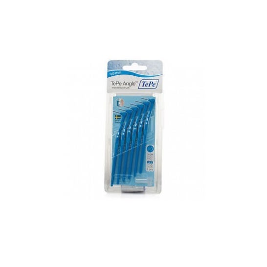 TePe® cepillo interdental angulado 0,6mm azul