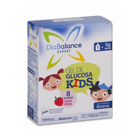 DiaBalance gel de glucosa Kids 8 sobres