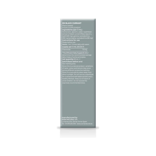 Extracto grosellero Negro Xxi 50 ml Sori