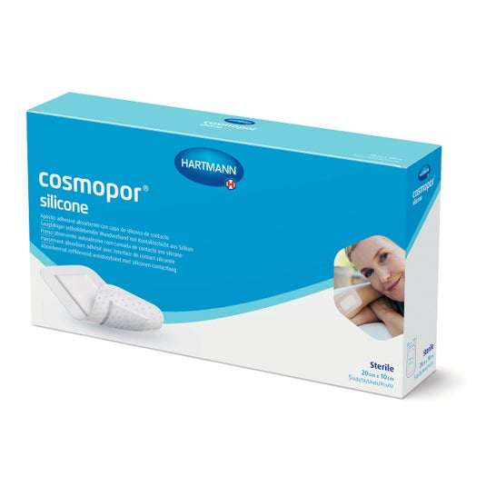 Cosmopor Silicone Apósito Estéril 20cmx10cm 5uds