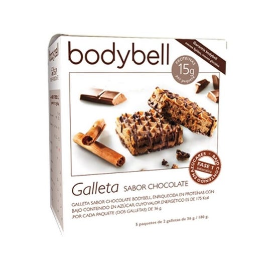 Bodybell Schokoladengeschmack Kekse 5x34g