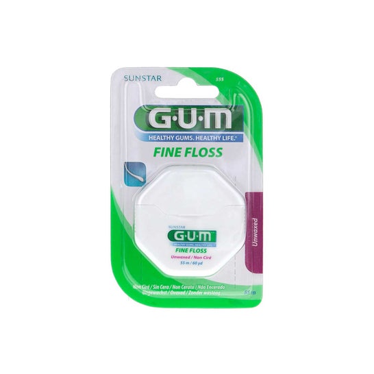 Gum Dental floss Fine Floss Cylindrical floss not waxed