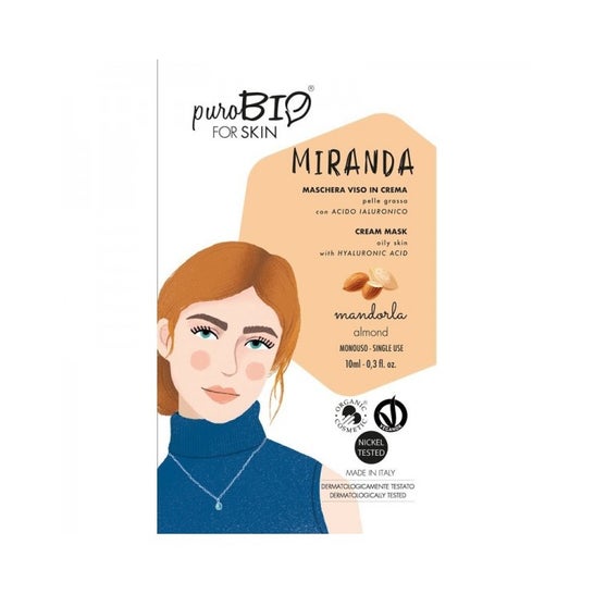 PuroBio Cosmetics Miranda Mascarilla Almendra 04 Piel Grasa 10ml
