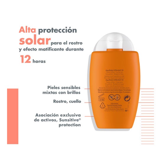 Avène Aquafluido Ultra Mat SPF30+ 50ml