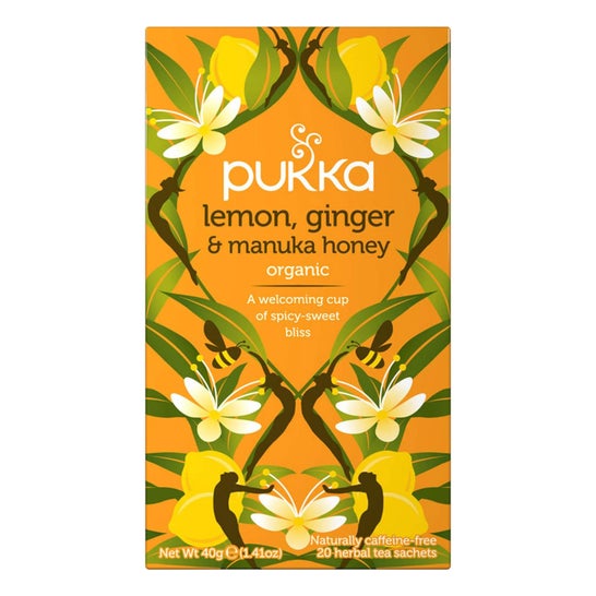 Pukka Limon Jengibre Manuka 20 Filtros
