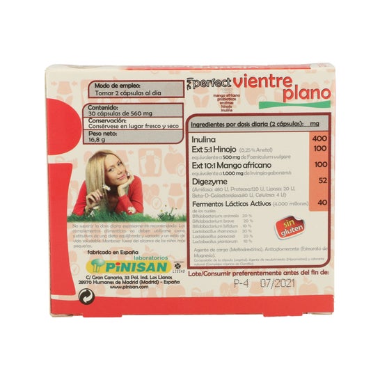 Pinisan Vientre Plano Line Perfect 30 Cápsulas