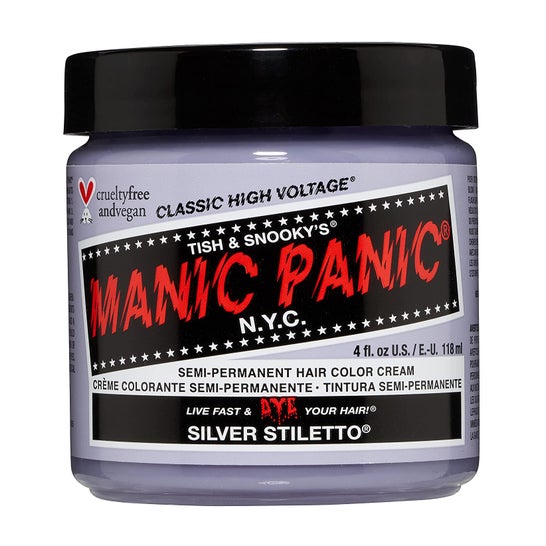 Manic Panic Classic Semi-Permanent Colour Silver Stiletto 118ml