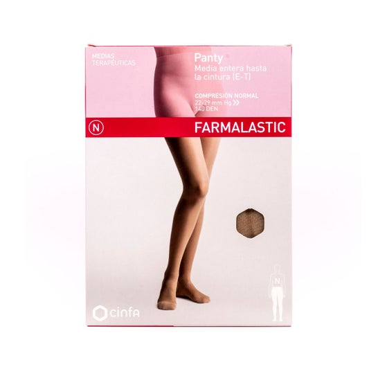 Farmalastic Panty Medias Terapeúticas Compresión Normal Camel T-M