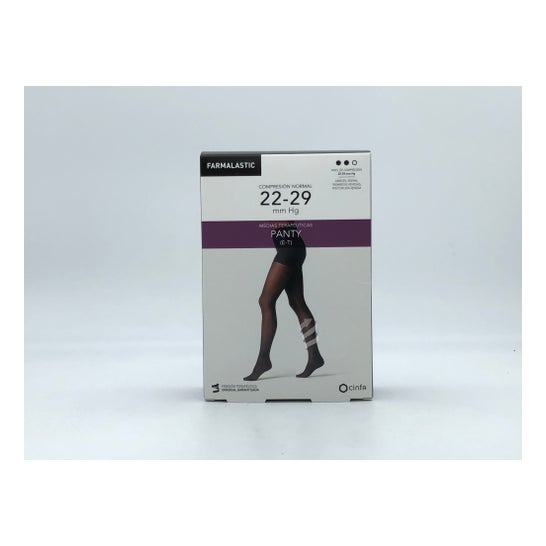 Farmalastic Panty Therapeutic Compression Stockings Normal Camel T-M 1 Unit