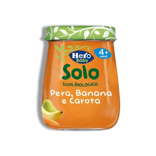 Hero Solo Omogeneizzato Pera Banana Carota 120g