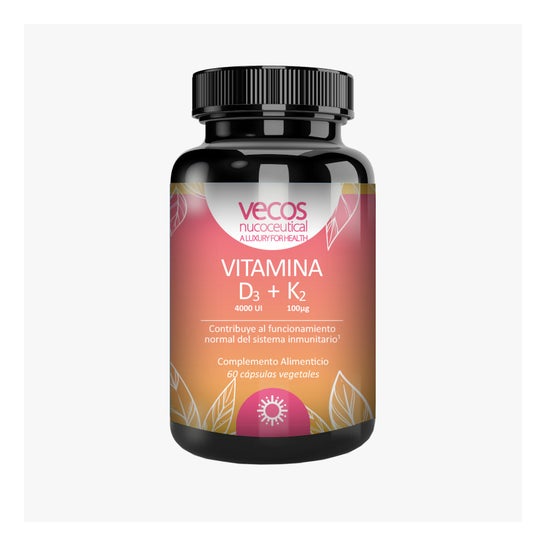 Vecos Nucoceuticals Vitamina D3 + K2 60caps