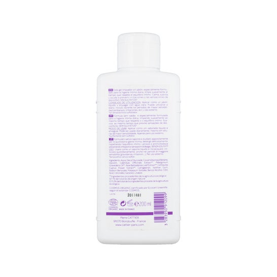 Cattier gel Suave Cuidado Delicado Higiene Femenina Bio 200 ml