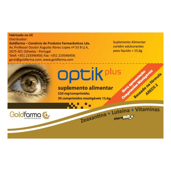 Optik Plus Comprimidos Masticables 30comp Optik Plus Comprimidos Masticables 30comp