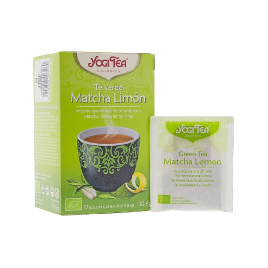 Yogi Tea Matcha Limón té verde 17 bolsitas