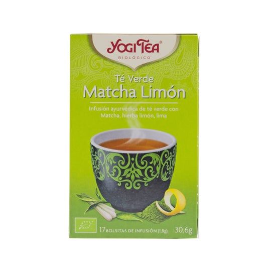 Yogi Tea Matcha Limón té verde 17 bolsitas