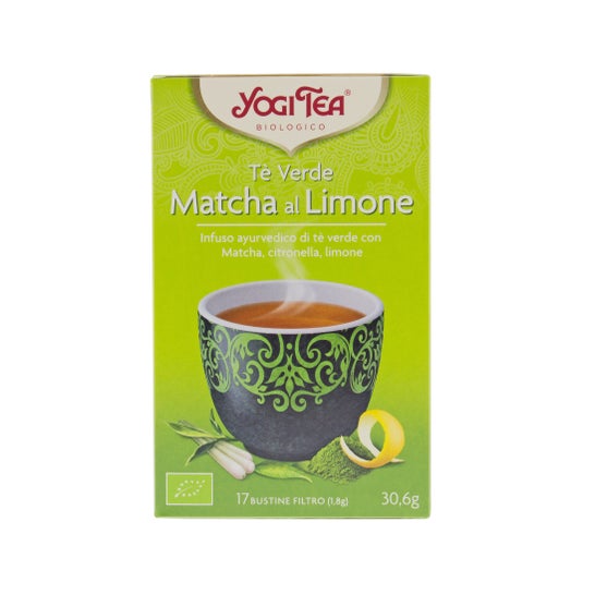 Yogi Tea Matcha Limón té verde 17 bolsitas