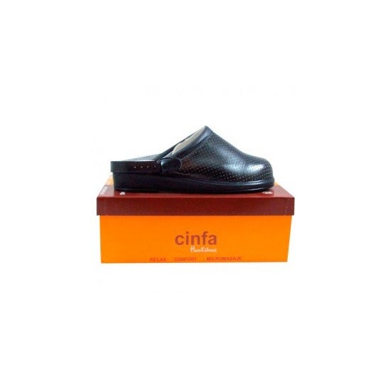 Hankshoes Clog Cinfa blue comfort shoes N39