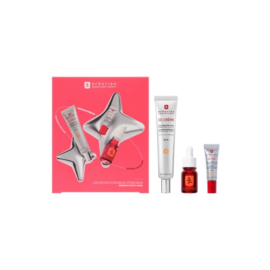 Erborian Kit CC Crème Doré + CC Eye + Skin Therapy