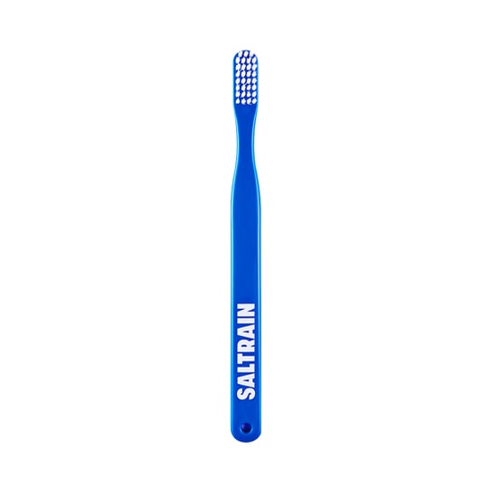 Saltrain Micro-Bristles Toothbrush Blue White 1ud