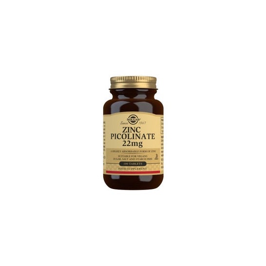 Solgar Zinc Picolinato 22mg 100comp.