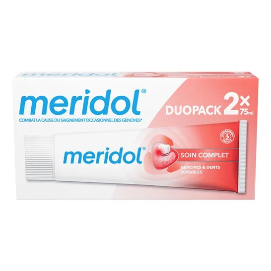 Meridol Komplett Pleje Tandkød og Følsomme Tænder 2x75ml
