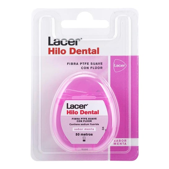 Lacer extra soft floss with fluoride and triclosan 50m 1ud